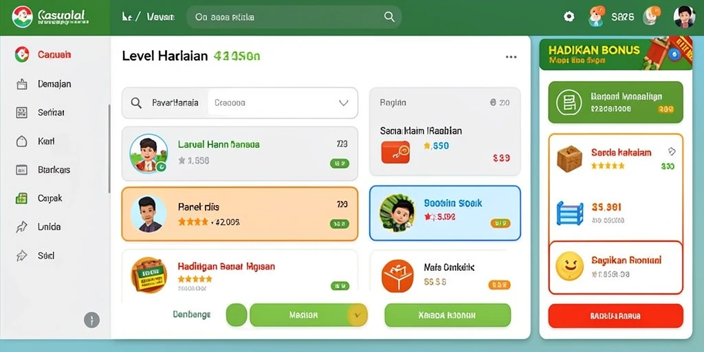 Fitur bonus yang menggiurkan dan menarik.