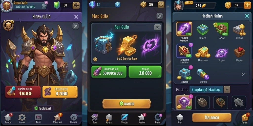 Screenshot aksi seru dalam permainan level menengah.